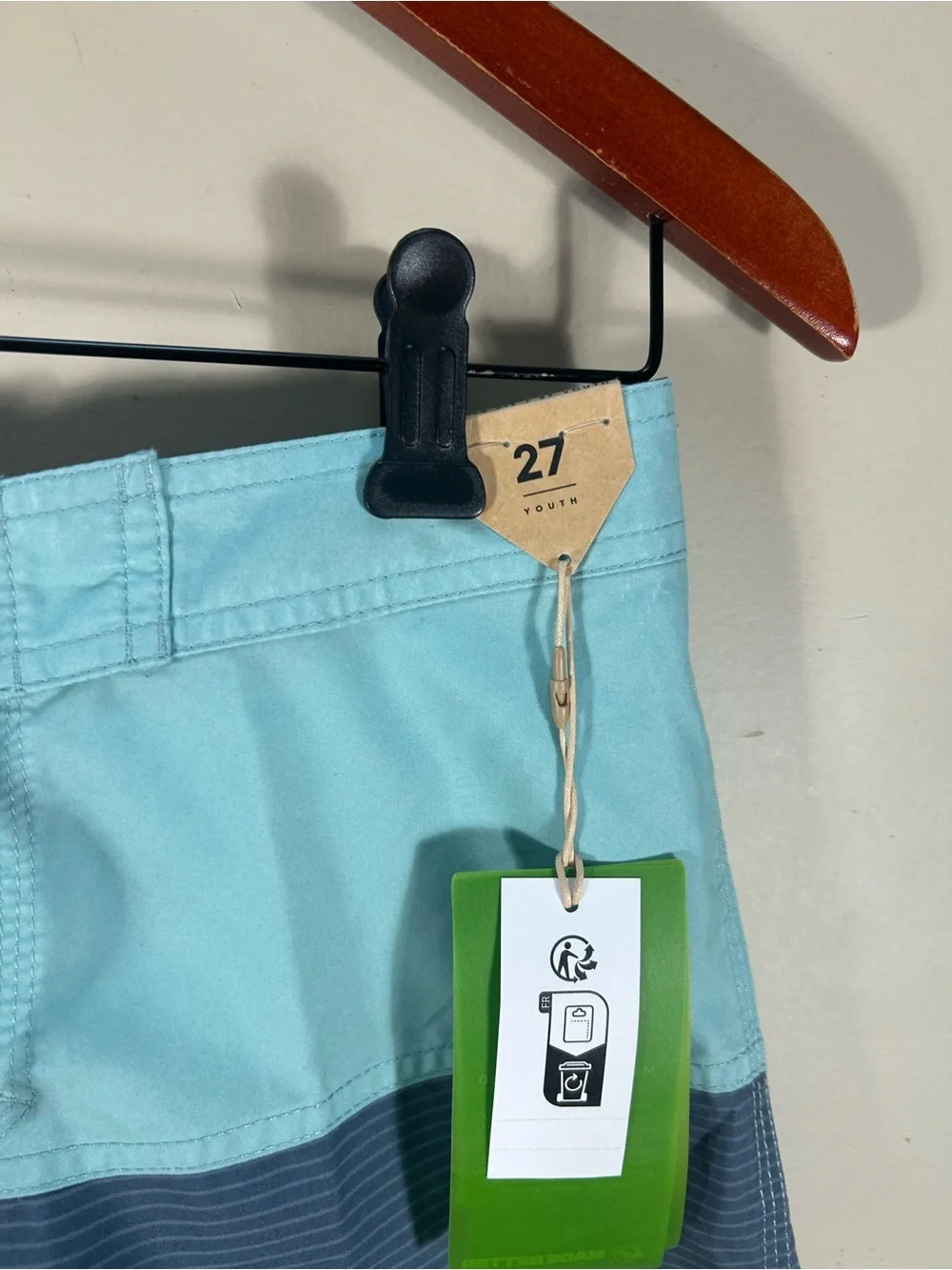 NWT Quicksilver Boys Surfsilk Panel Boardshorts Size 27